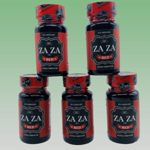 ZAZA Red Extra Strength 5 Bottles – 15 Capsules