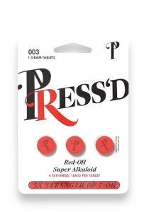 Press'D Red-OH Pseudo 5x Strength 3ct 18mg